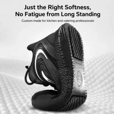 Non Slip Kitchen Work Shoes – Lightweight Slip Resistant Chef Shoes with Breathable Honeycomb Mesh - Image 6