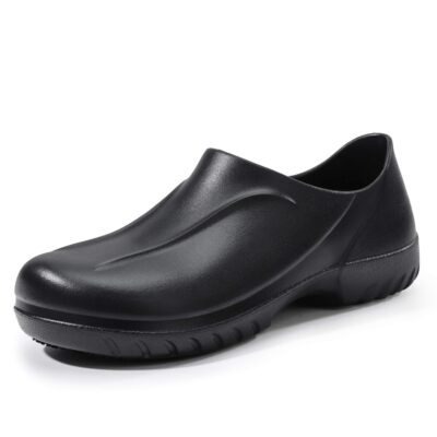 Lightweight Slip-On Kitchen Work Shoes with Waterproof & Oil Resistant