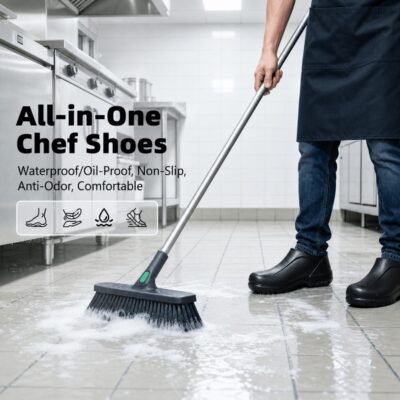 Lightweight Slip-On Kitchen Work Shoes with Waterproof & Oil Resistant - Image 10