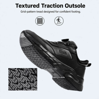 Non Slip Work Shoes – Water & Oil Resistant with Lightweight Cushioned Sneakers - Image 12