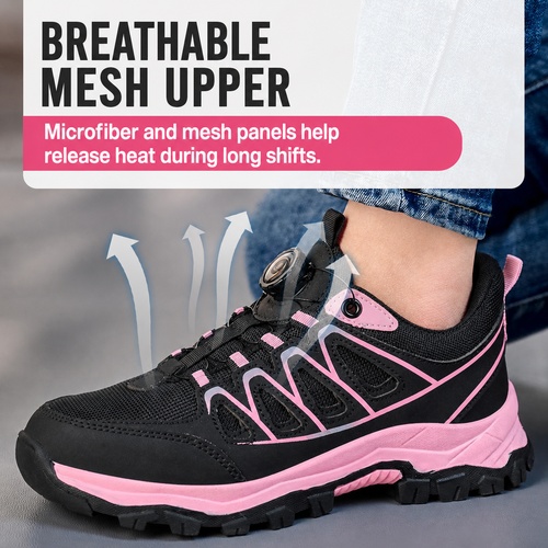 Breathable mesh upper
