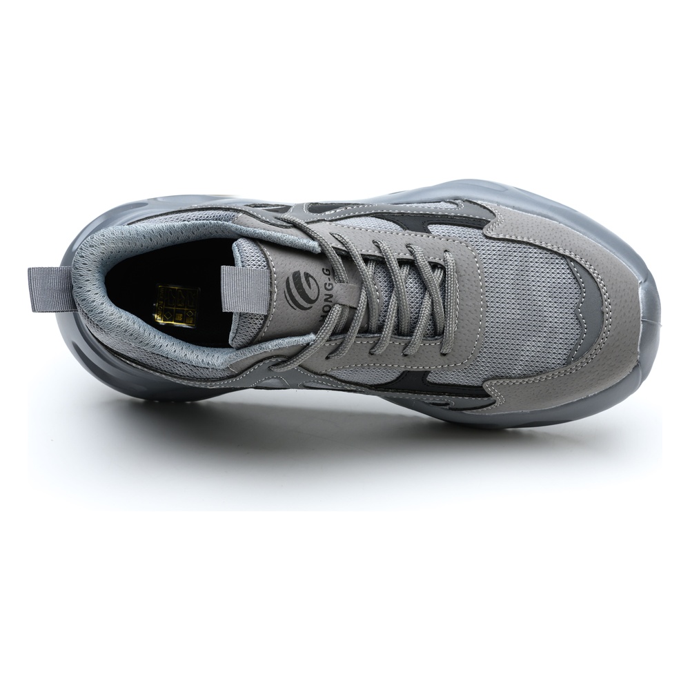 Gray steel toe work shoes 4