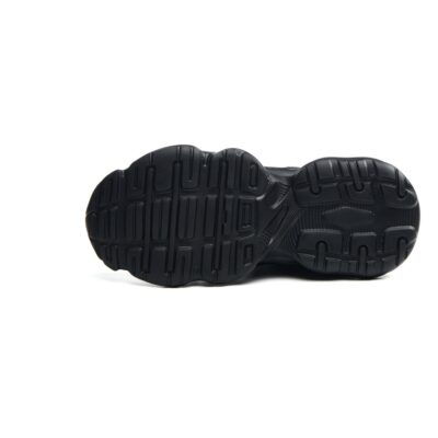 Black steel toe work shoes 6