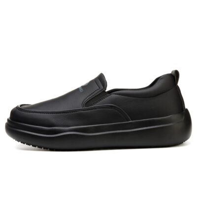 Water Resistant Non Slip Chef Shoes with Cushioned Support Black