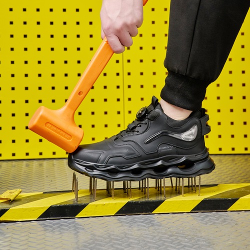 Steel toe impact and puncture protection