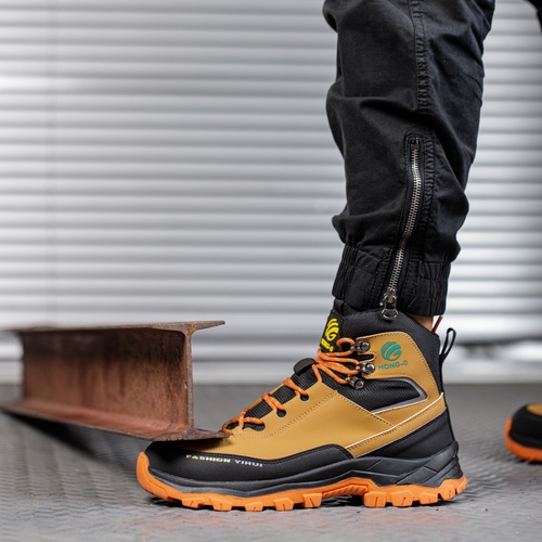 Steel toe impact protection for work boots