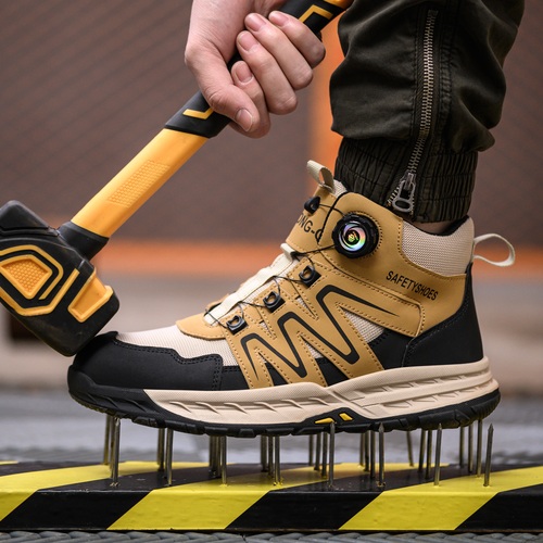 Steel toe impact protection for work boots