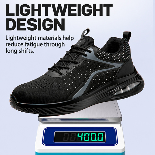 Lightweight 25718 metal free safety shoes