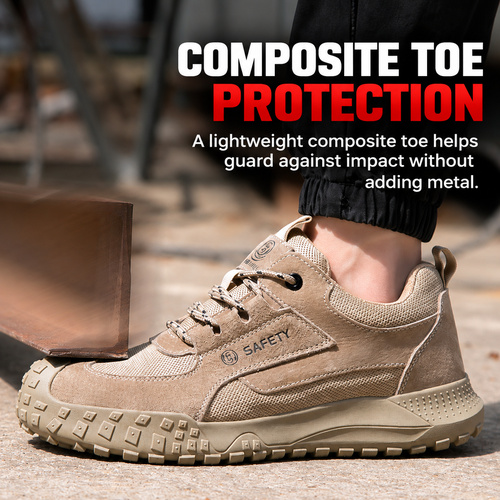 Composite toe protection in 3303 metal free work shoes